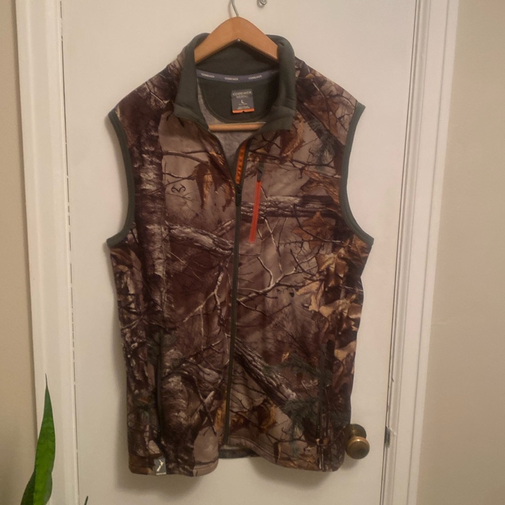 Icebreaker merino vest Sz L